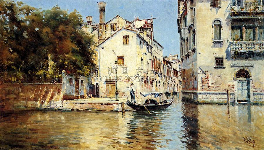 Venetian Canal Scenes - 安东尼奥·雷纳
